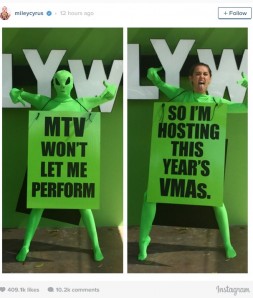 miley vma