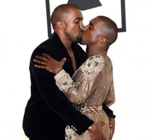 kissing-kanye