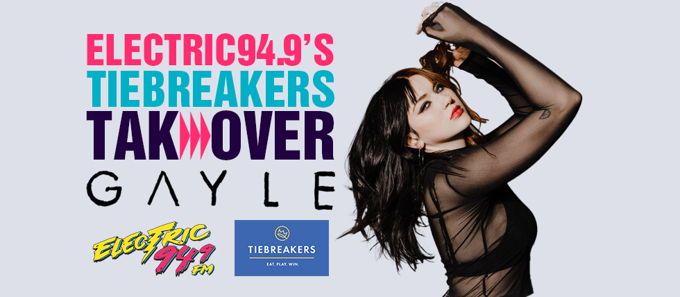 Electric 94.9's Tiebreakers Takeover With Gayle - Electric 94.9
