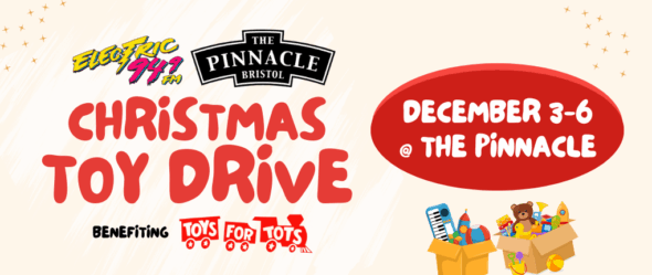 Electric 94.9 & The Pinnacle Toys For Tots Drive