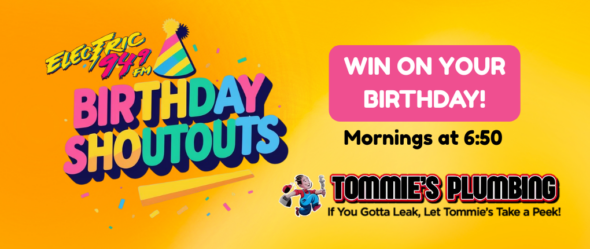 Electric 94.9’s Birthday Shoutouts