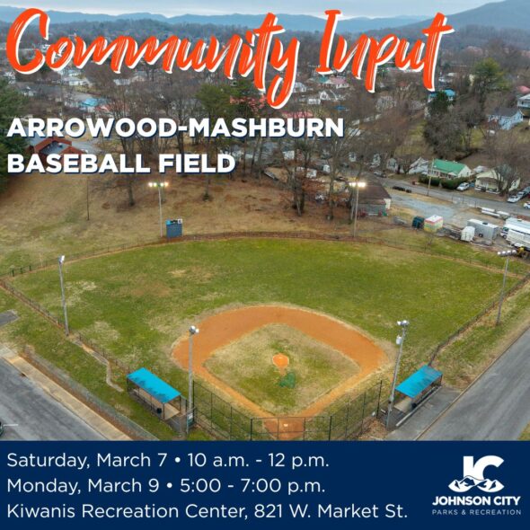 JC Parks and Rec to hold community input sessions about Arrowood-Mashburn Baseball Field