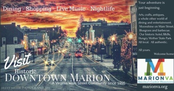 Marion celebrates 30 years as certified Virginia Main Street community