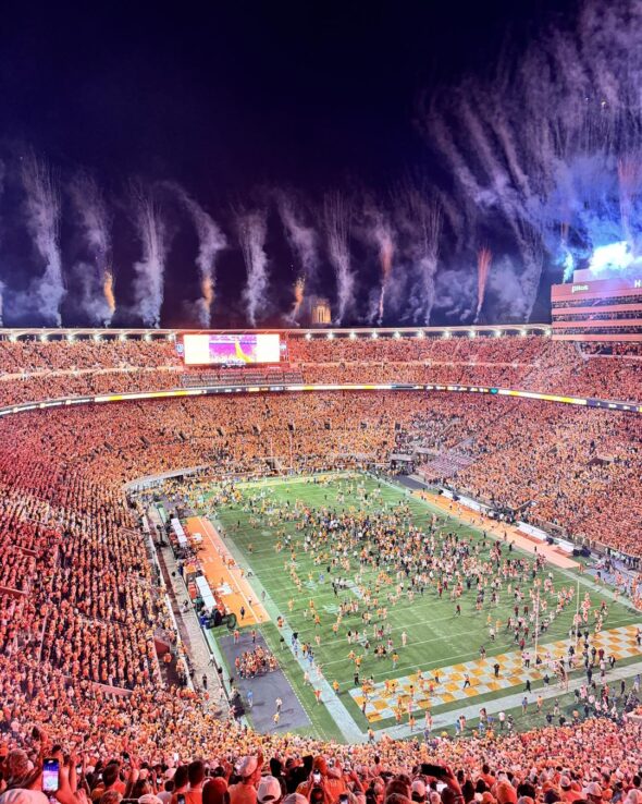 Tennessee ranked first for third consecutive year for home game attendance