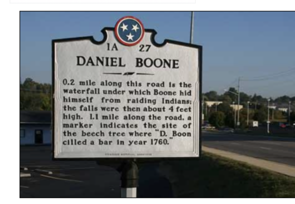 Director of Historical Trust says valuable Daniel Boone highway marker is missing