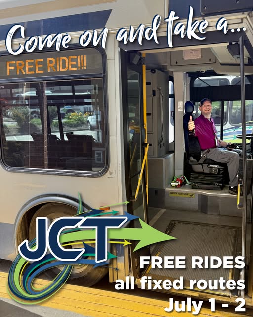 JC Transit announces free rides and July 4th schedule changes