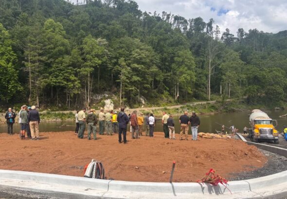 Federal forest service crews ready North Carolina boat launch for unveiling
