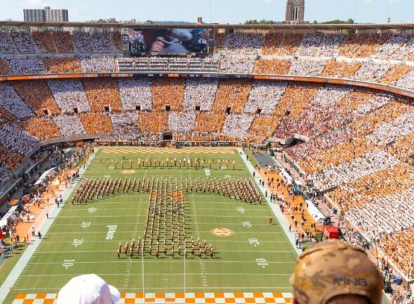 TV times for Tennessee football announced