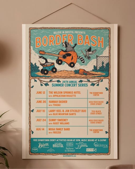 Border Bash wraps up season Friday night in downtown Bristol
