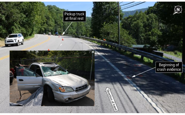 NTSB: Truck hit Milligan cyclists from rear, pushed through two-by-two teammates